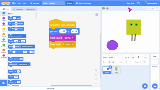 Pengenalan Ayo Bermain Coding dengan Scratch Programming – Screenshot 4