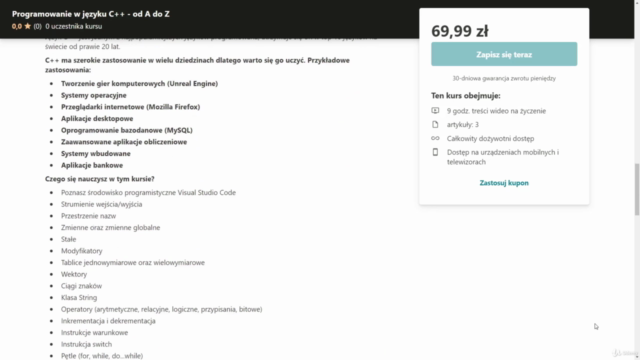Programowanie w języku C++ - od A do Z – Screenshot 2