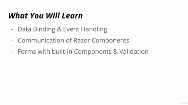 Blazor WebAssembly Full Stack Bootcamp with .NET 5 – Screenshot 2