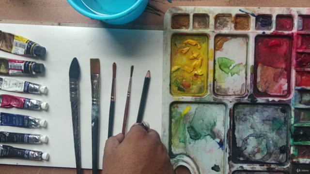 Nightscape Watercolor Panting for Beginners with LIVE demo – Screenshot 3