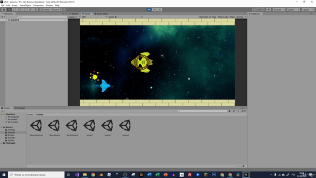 Tworzenie gier w Unity 1 - Projekt Galactic Fight – Screenshot 4