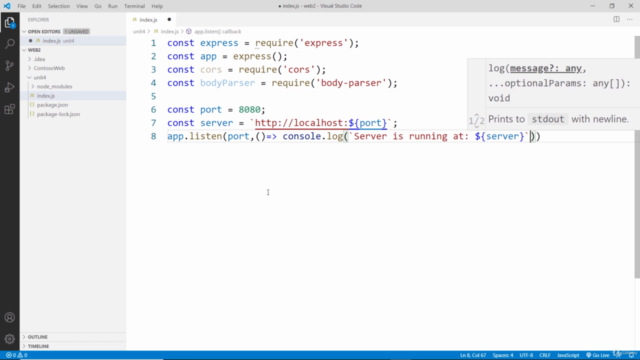 REST APIs & AJAX Operations Using Node, Express, and jQuery - Screenshot_03