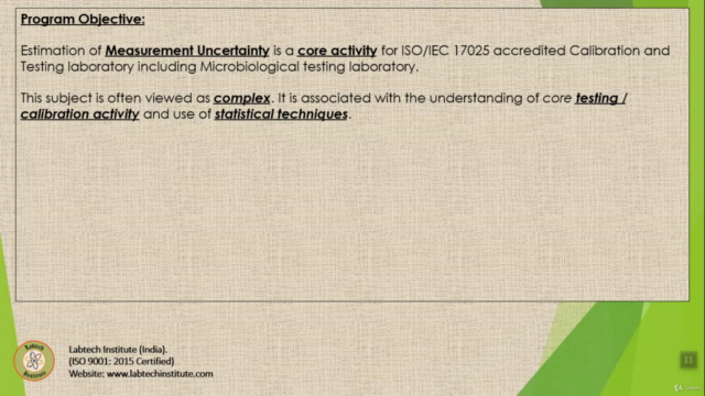 MEASUREMENT UNCERTAINTY - FOR ALL ISO/IEC 17025 LABORATORY – Screenshot 1