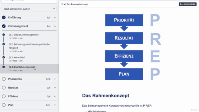Zeitmanagement – Screenshot 2
