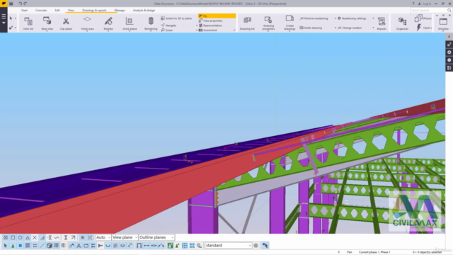 Tekla Structures Essential Training for Intermediate – Screenshot 1