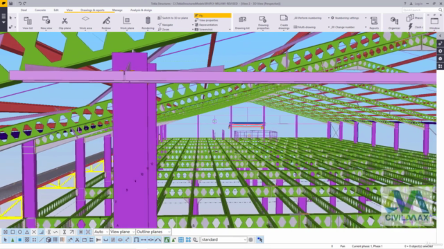 Tekla Structures Essential Training for Intermediate – Screenshot 2
