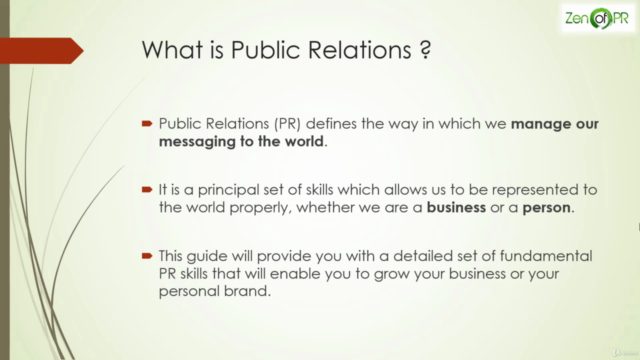 Public Relations Master Professional Certificate – Screenshot 2