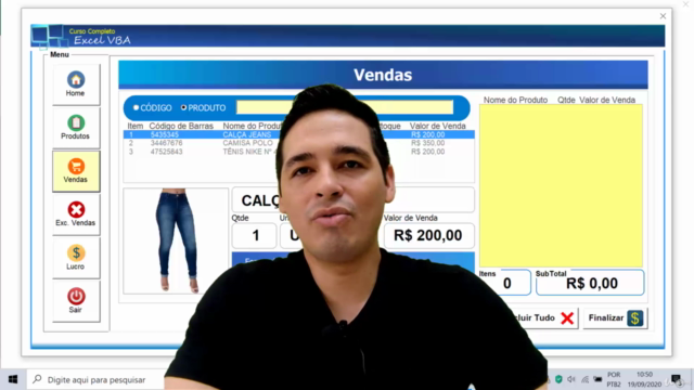 Aprenda Excel VBA criando um controle de estoque do zero – Screenshot 1