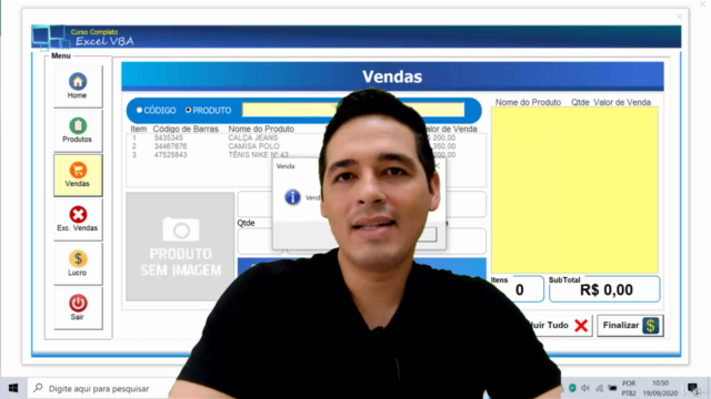 Aprenda Excel VBA criando um controle de estoque do zero – Screenshot 2