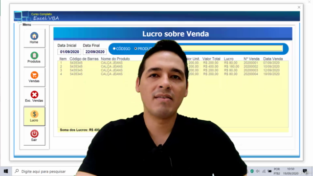 Aprenda Excel VBA criando um controle de estoque do zero – Screenshot 4