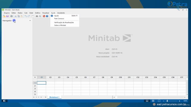 Aprenda Minitab – Screenshot 1