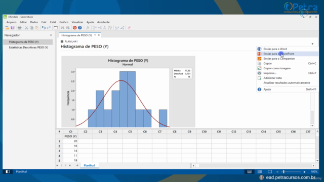 Aprenda Minitab – Screenshot 4