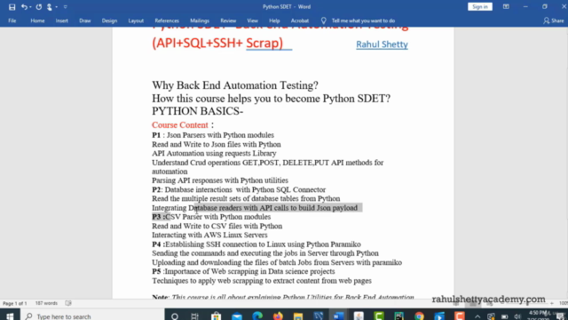 Learn API Automation Testing with Python & BDD Framework – Screenshot 3