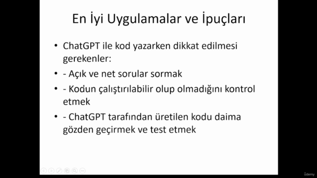 CHATGPT ile VBA Geliştiriciliği (Sadece 30 dk) – Screenshot 4