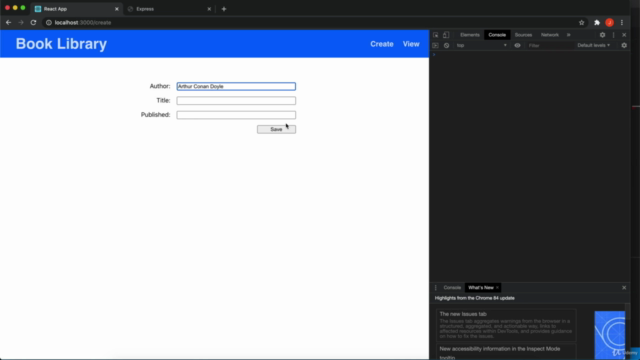 Introduction to React and NodeJS – Screenshot 1