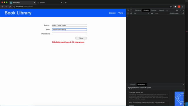 Introduction to React and NodeJS – Screenshot 4