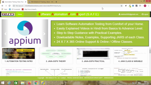 Complete Software Automation Testing परीक्षण करने के लिए – Screenshot 1