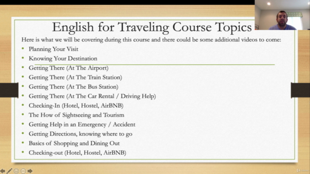 Ben's English for Traveling Course – Screenshot 2