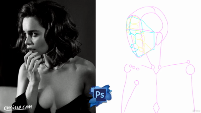 Portrait Drawing Course: Digital Portrait In Ps – Screenshot 2