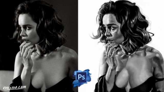 Portrait Drawing Course: Digital Portrait In Ps – Screenshot 3