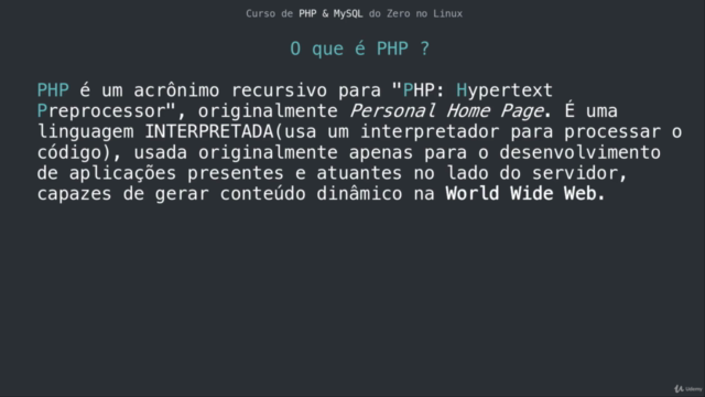 Curso de Desenvolvimento Web do Zero - PHP & MySQL no Linux – Screenshot 2