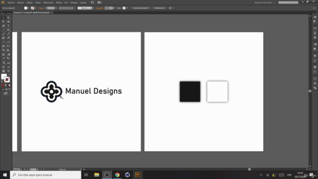 Diseño de LOGO con retículas desde cero – Screenshot 2