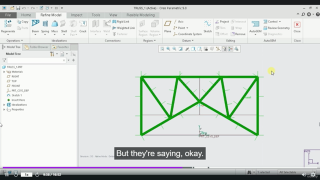 PTC CREO Parametric - Design and simulation (3/3) - AulaGEO – Screenshot 1