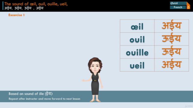 Complete French Course (Through Hindi) : Level Beginner – Screenshot 4