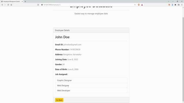 Django 4 - Learn to Build EMS Web Application with Django 4 – Screenshot 1