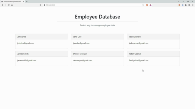 Django 4 - Learn to Build EMS Web Application with Django 4 – Screenshot 3