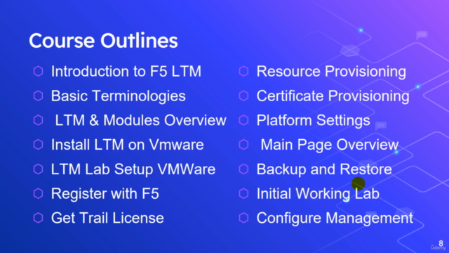 BIG-IP Local Traffic Manager(LTM) V13 Training – Screenshot 3