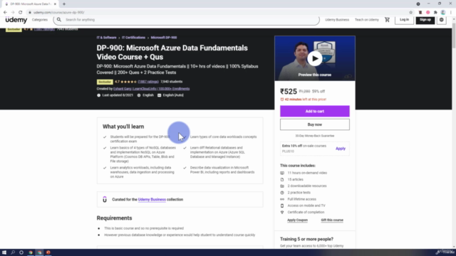 DP-203: Data Engineering on Microsoft Azure - 2022 - Screenshot_03