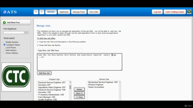 Human Resources Applicant Tracking system. – Screenshot 4