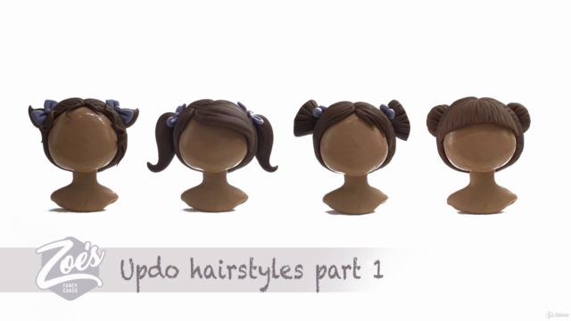 How to make sugar craft hair styles for your models – Screenshot 1