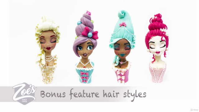 How to make sugar craft hair styles for your models – Screenshot 4