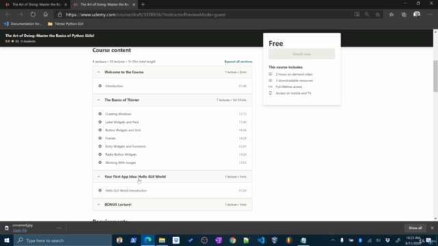 The Art of Doing: Master the Basics of Python GUIs! – Screenshot 3