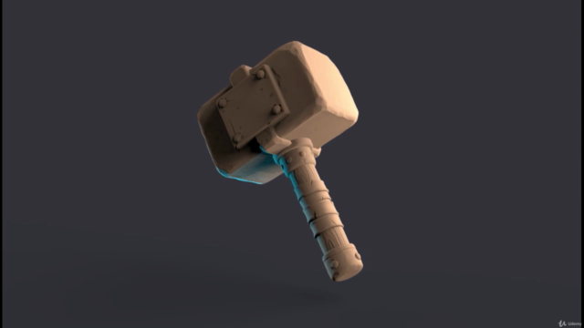 Стилизованное оружие в Zbrush – Screenshot 1
