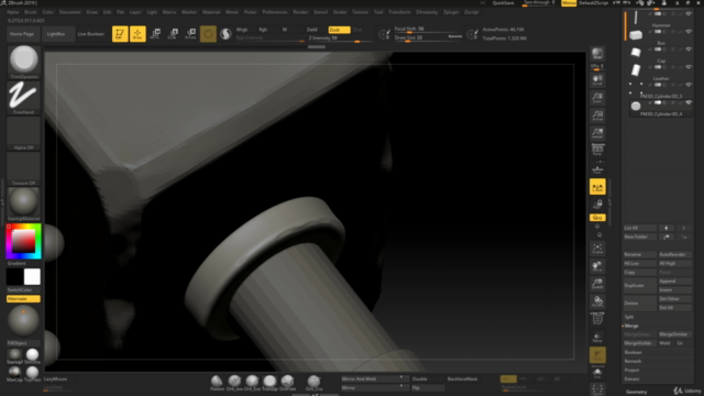 Стилизованное оружие в Zbrush – Screenshot 2
