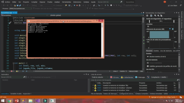 Visual Studio con C++ | Programación Orientada a Objetos – Screenshot 1