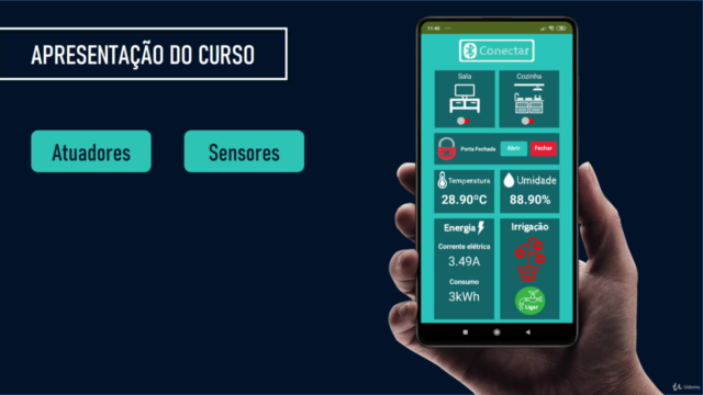 Apps Android para Projetos Bluetooth com Arduino e ESP32 – Screenshot 2