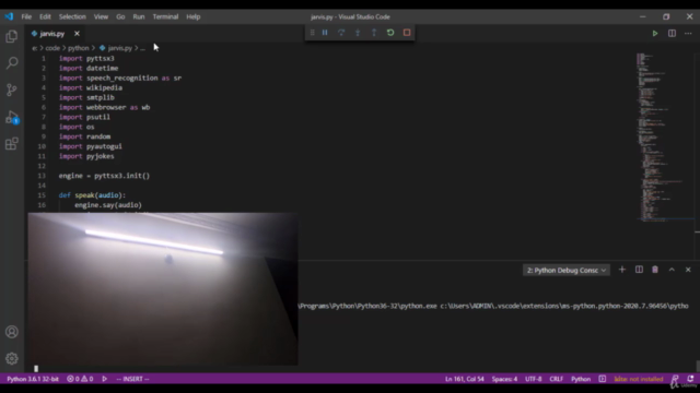 Learn to Create AI Voice Assistant (JARVIS) With Python – Screenshot 2