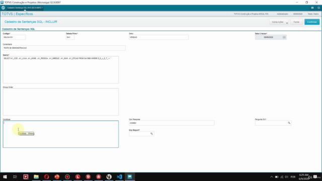 Otimizar consultas SQL no Protheus com AdvPL+MVC – Screenshot 1