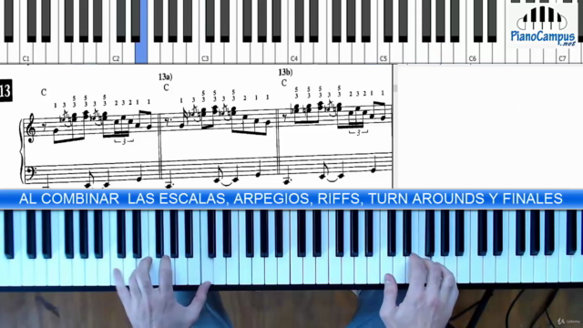 PIANO BLUES: Acompañamientos, Riffs + Turn Arounds y Finales – Screenshot 3