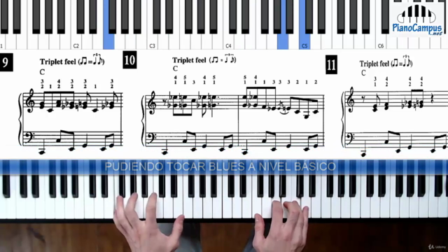 PIANO BLUES: Acompañamientos, Riffs + Turn Arounds y Finales – Screenshot 4
