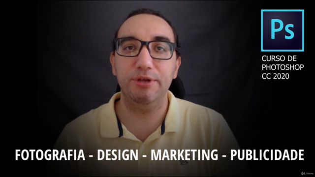 Curso de Photoshop para Banners de Internet e Mídias Sociais – Screenshot 1