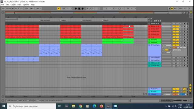 Curso básico de produção musical no Ableton live – Screenshot 1