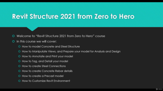 Revit Structure 2021 from Zero to Hero – Screenshot 2