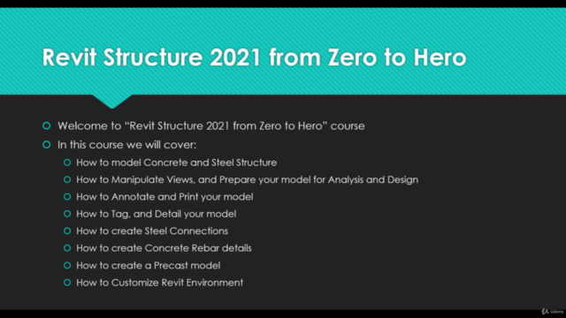 Revit Structure 2021 from Zero to Hero – Screenshot 4
