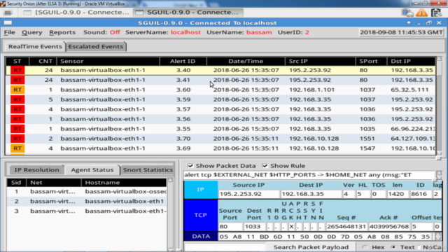 CCNA Cyber Ops: Security analysis using Sguil & Squert - Screenshot_02