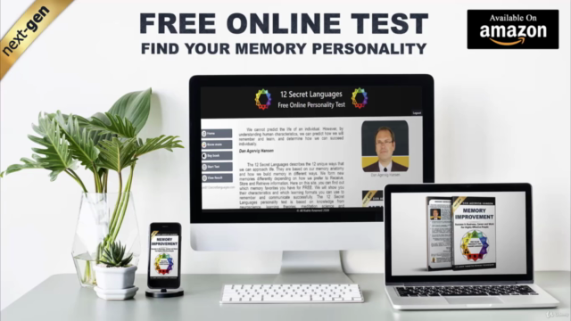Online Memory Personality test - 12 Secret Memory Languages – Screenshot 1